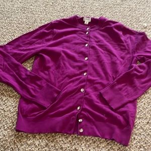 Jcrew button up sweater jcrew size medium